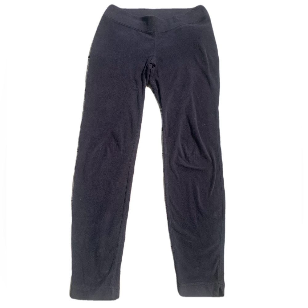 💜 Columbia Sportswear Company Black Fleece Leggings - Size L Regular